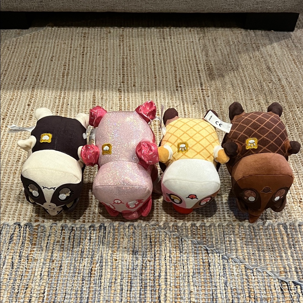 4 Aphmau Meemeow Bonkers 6inch Ice Cream collection plush cats - Picture 3 of 4